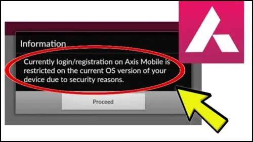 How To Fix Axis Mobile App Currently login/registration on Axis Mobile is restricted on the current OS version of your device due to security reasons Problem Solved Axis Bank