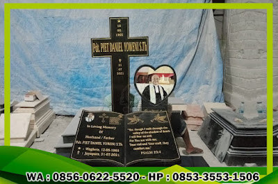 Contoh Kuburan Makam Kristen Terbaik Bahan Batu Alam Granit