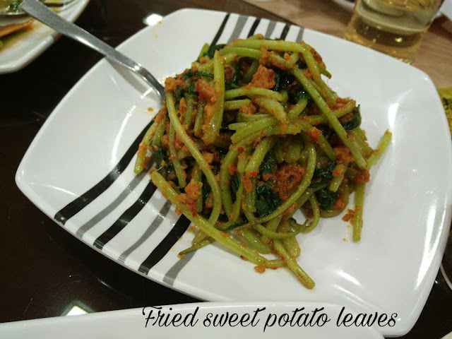 Paulin's Munchies - Choon Seng Hng Restaurant at ITE West - Fried sweet potato leaves