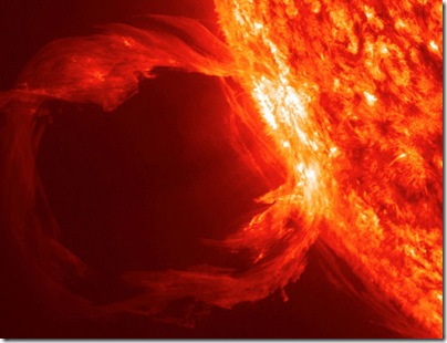 Explosão solar captada pela SDO (Foto: NASA)