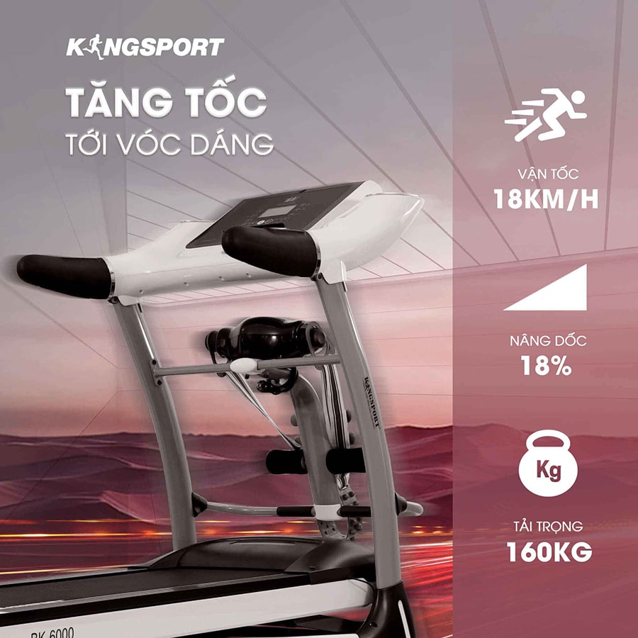 MÁY CHẠY BỘ KINGSPORT BK-6000 ĐA NĂNG