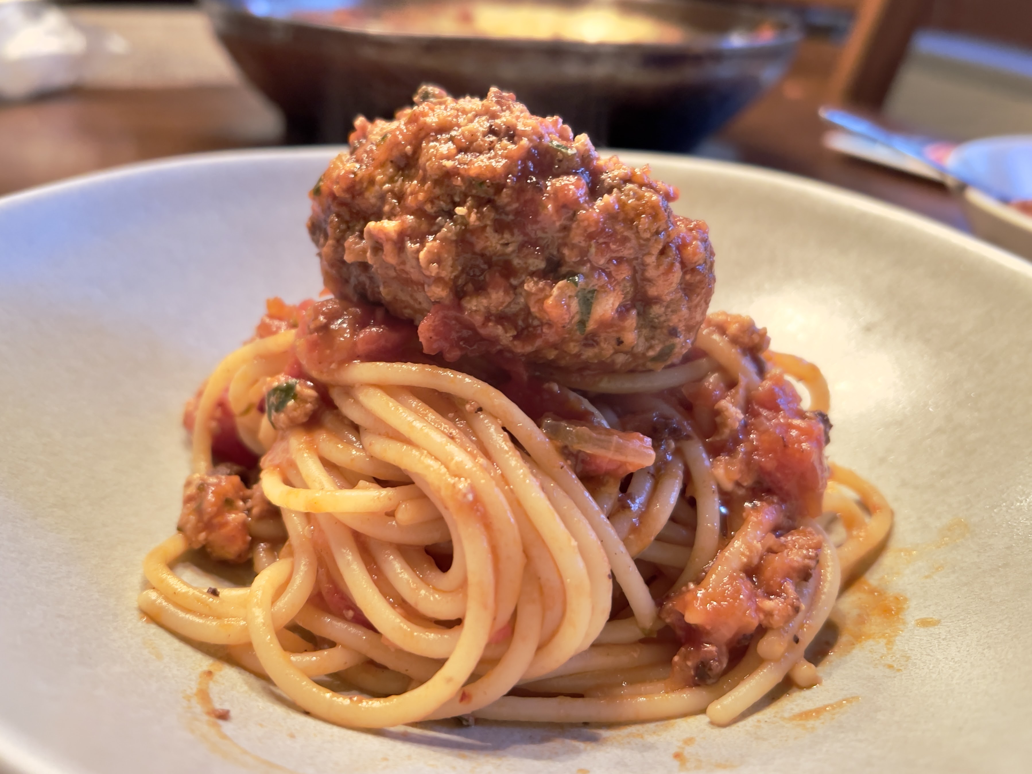 Linguine with Ricotta Meatballs Recipe