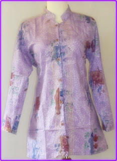 model baju batik ungu