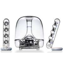The CA-3001RB 3 Piece Subwoofer And Satellite Speaker System For A Better Sound From Your TV