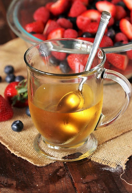 make vanilla syrup to create this stunning as well as delicious  Triple Berry Fruit Salad alongside Vanilla Simple Syrup