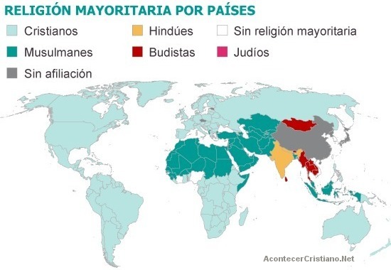 Religiones en el mundo