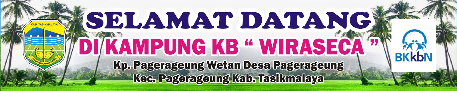 Download Gratis Contoh Spanduk Kampung KB Format CDR KARYAKU