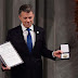 Juan Manuel Santos, Presidente de Colombia, recibe el Premio Nobel de la Paz