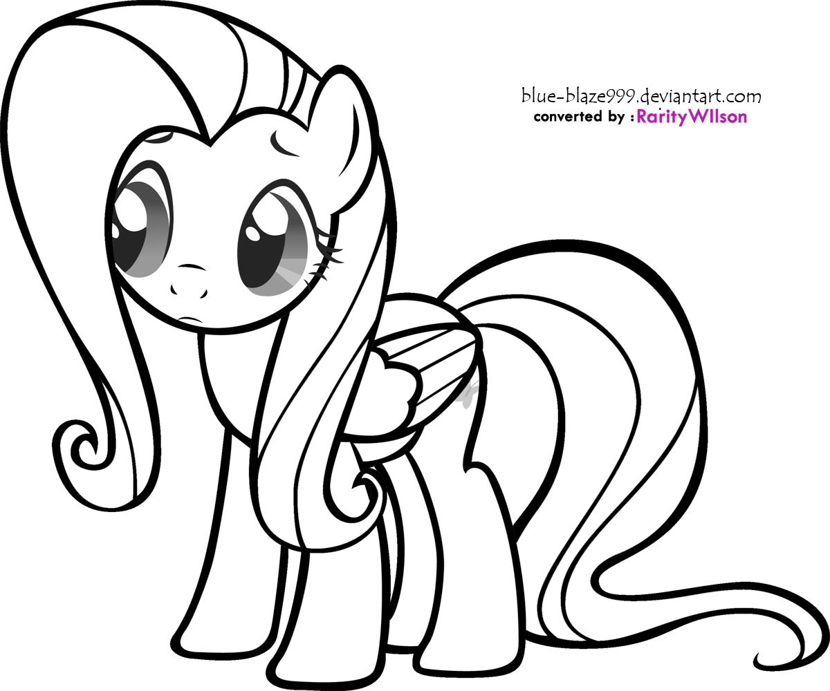 My Little Pony Fluttershy Coloring Pages | Minister Coloring