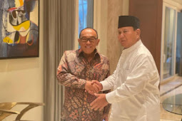 Hari Kedua Lebaran, Prabowo Subianto Temui Aburizal Bakrie dan Airlangga Hartarto 