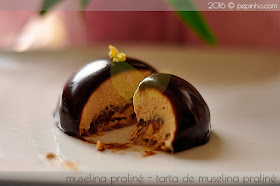 Tarta de muselina praliné