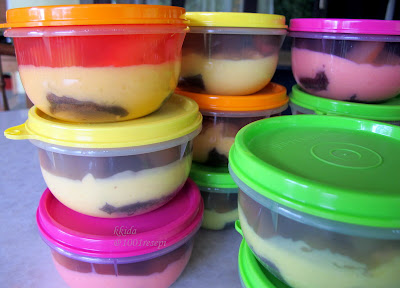 Koleksi 1001 Resepi: triffle dalam tupperware