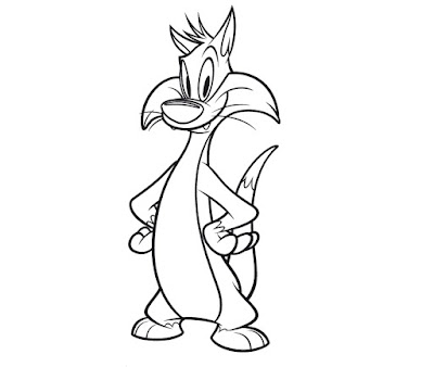 Desenhos do Show do Looney Tunes para Colorir e Imprimir