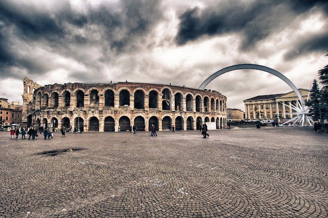 Piazza Bra ed Arena di Verona