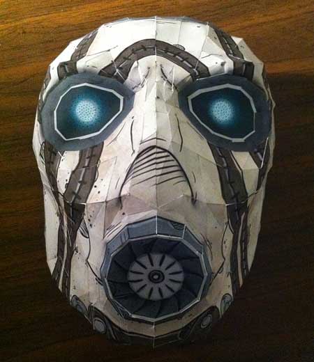 Borderlands Psycho Bandit Papercraft Mask