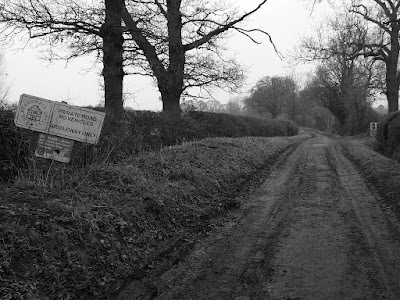 Berkswell_Lane_Black_And_White