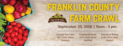 Fresh on the Farm at Enchanted Acres, TownsEnd Winery and Carlson Tree Farm, Sunday, September 25th