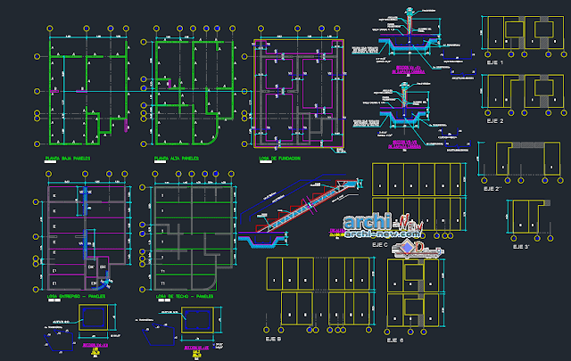 House CSN  85M2  in AutoCAD 