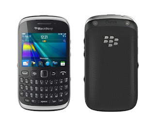 Blackberry curve 9320 warna hitam dengan design yang elegan dan menawan