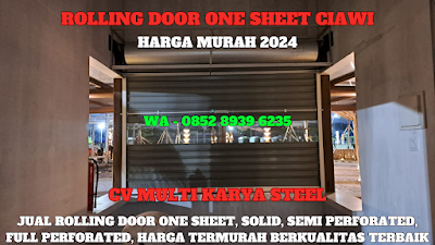 GAMBAR, ROLLING DOOR ONE SHEET, CIAWI, HARGA, ROLLING DOOR ONE SHEET, PER METER, TERBARU, 2024
