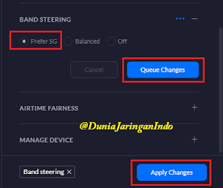 Konfigurasi Band Steering pada Access Point Unifi Ubiquity