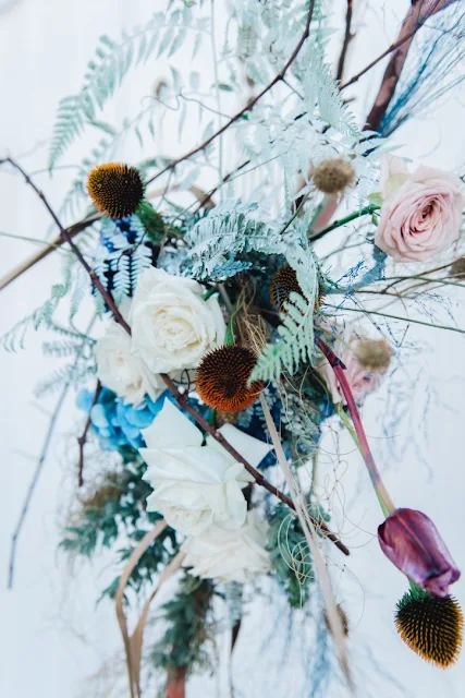 BLUE FLORALS BOHO GOLD COAST WEDDING INSPIRATION AUSTRALIAN DESIGNER