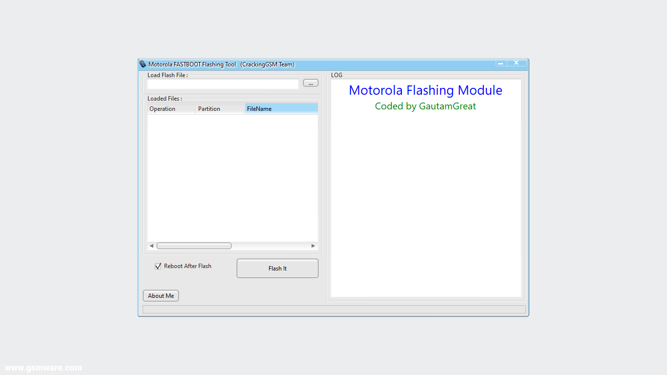 Motorola Fastboot Flashing Tool By CrackingGSM Team