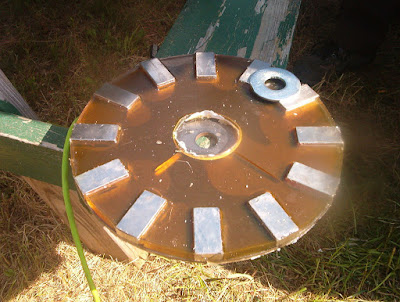 Build the Magnet Disks - Homemade generator for Wind Turbine 