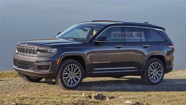 Imaginary design for the Jeep Grand Cherokee 2022 five-seater