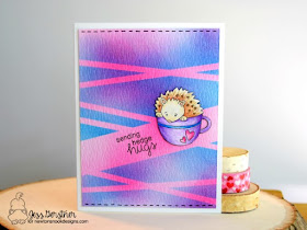 Sending Hedgehugs Coffee Card by Jess Gerstner for Newton's Nook Designs Hedgehog Hollow