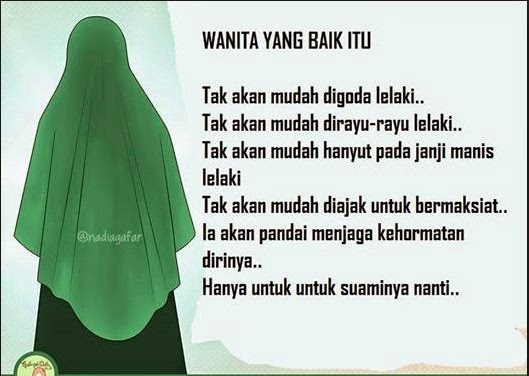 DP BBM Wanita Sholehah Penghuni Surga