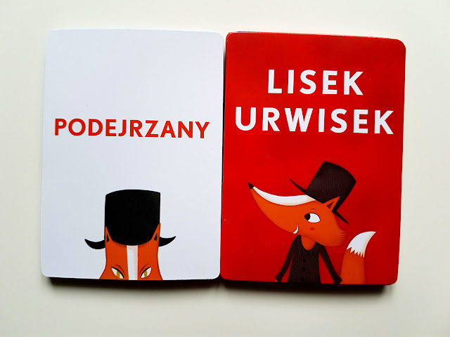 Lisek Urwisek - Nasza Księgarnia - gra planszowa - planszówki - dla dzieci - gra kooperacyjna  - gra detektywistyczna