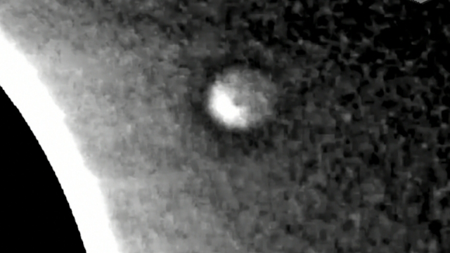 NASA did take a photo of a planet sized UFO at the Sun.