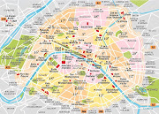 Description de l'emplacement sur la carte (plan metro paris)