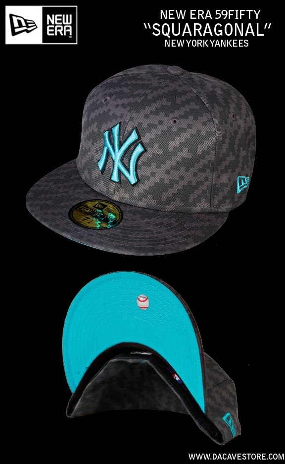  colorway for this 59fifty cap. Graphite/Teal colored New York yankees.