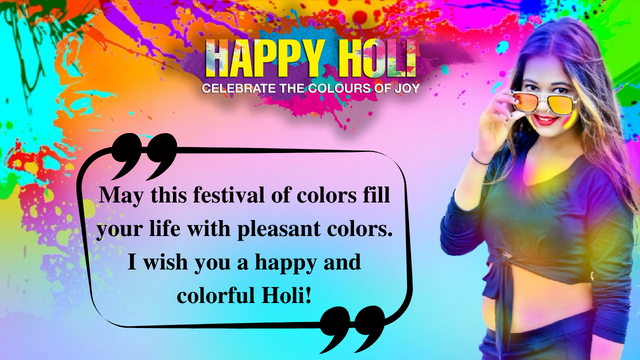 Holi Wishes In English