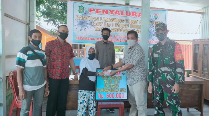 Pj Kades Pattopakang, Alhamdulillah Pembagian BLT DD Tahap III Berjalan Lancar Sesuai Harapan