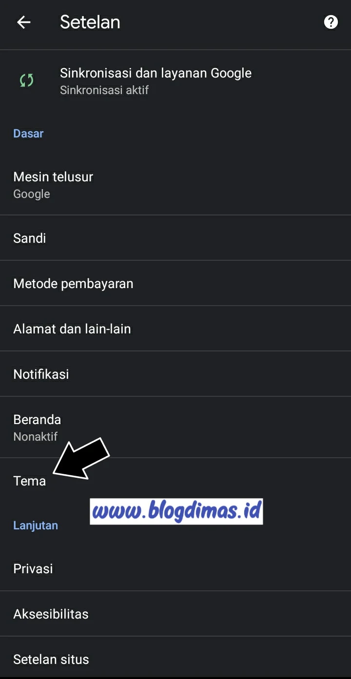 Cara Mengganti Tema Chrome Di Android