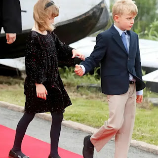 Princess Gabriella and Prince Jacques of Monaco visited Norway
