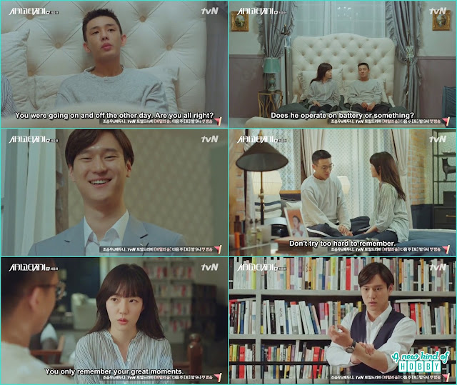 se joo told jeon seol that jin o getting on and off before when he saved him - Chicago Typewriter: Episode 16 Finale korean Drama