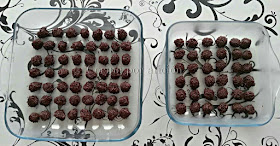 Trufas caseras de chocolate