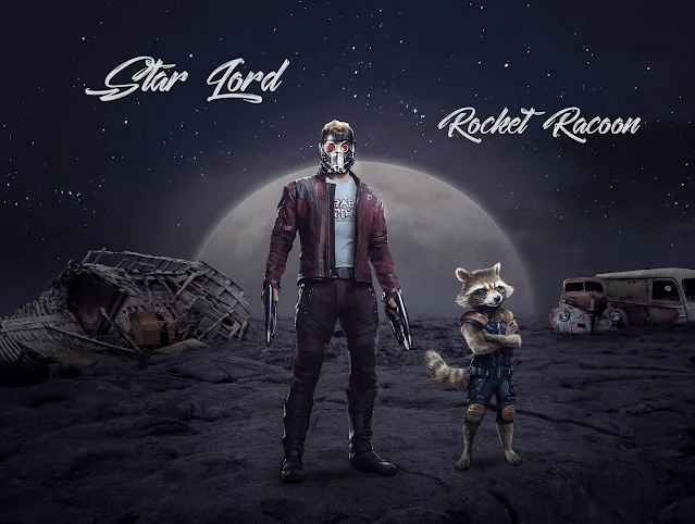 Star Lord and Rocket Racoon