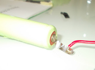 Soldar Reparar una batería "china" de 7,2V/1800 mAh