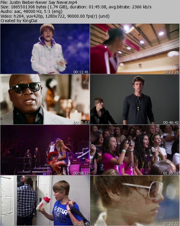 justin bieber never say never 2011 brrip. Follows Justin Bieber with