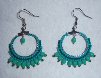 pendientes turquesa