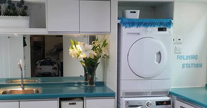 Dekorasi Laundry  Room Tema Biru  Putih  Blog Sihatimerahjambu
