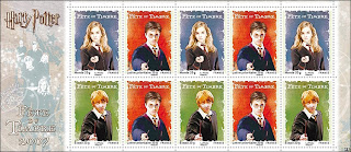 harry potter stamp released by french government