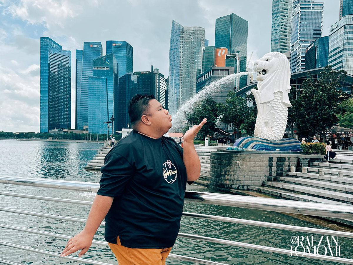 Merlion Park dan Orchard Road - Tempat Tarikan Di Singapura