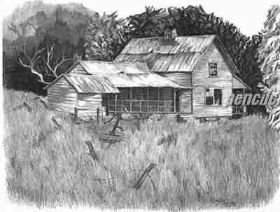 House Pencil Drawing Images