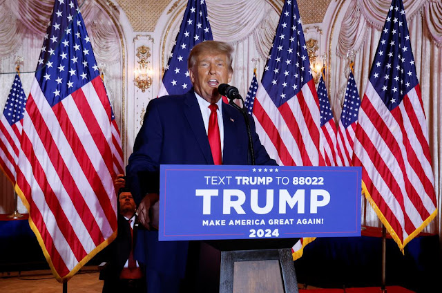 Trump launches 2024 U.S. presidential bid